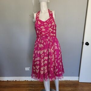 French Connection Lady Laguna Halter Dress, GUC, Size 6